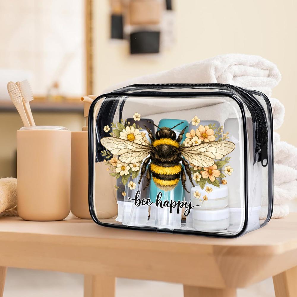 Travel Makeup Cases Bumble Bee - Vintage Fashion Org recension och pris