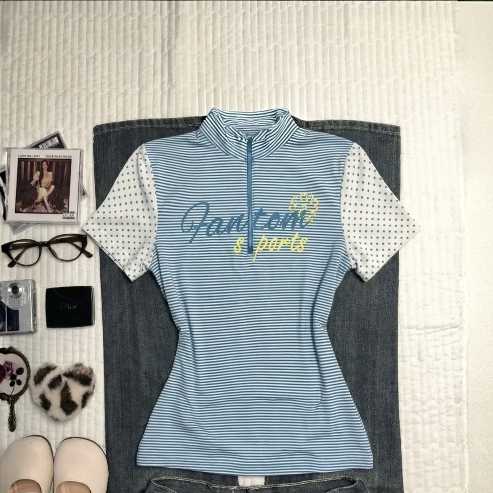 Punk T-shirt Goth Vintage Y2k  - Turtleneck Knit 90S recension och pris