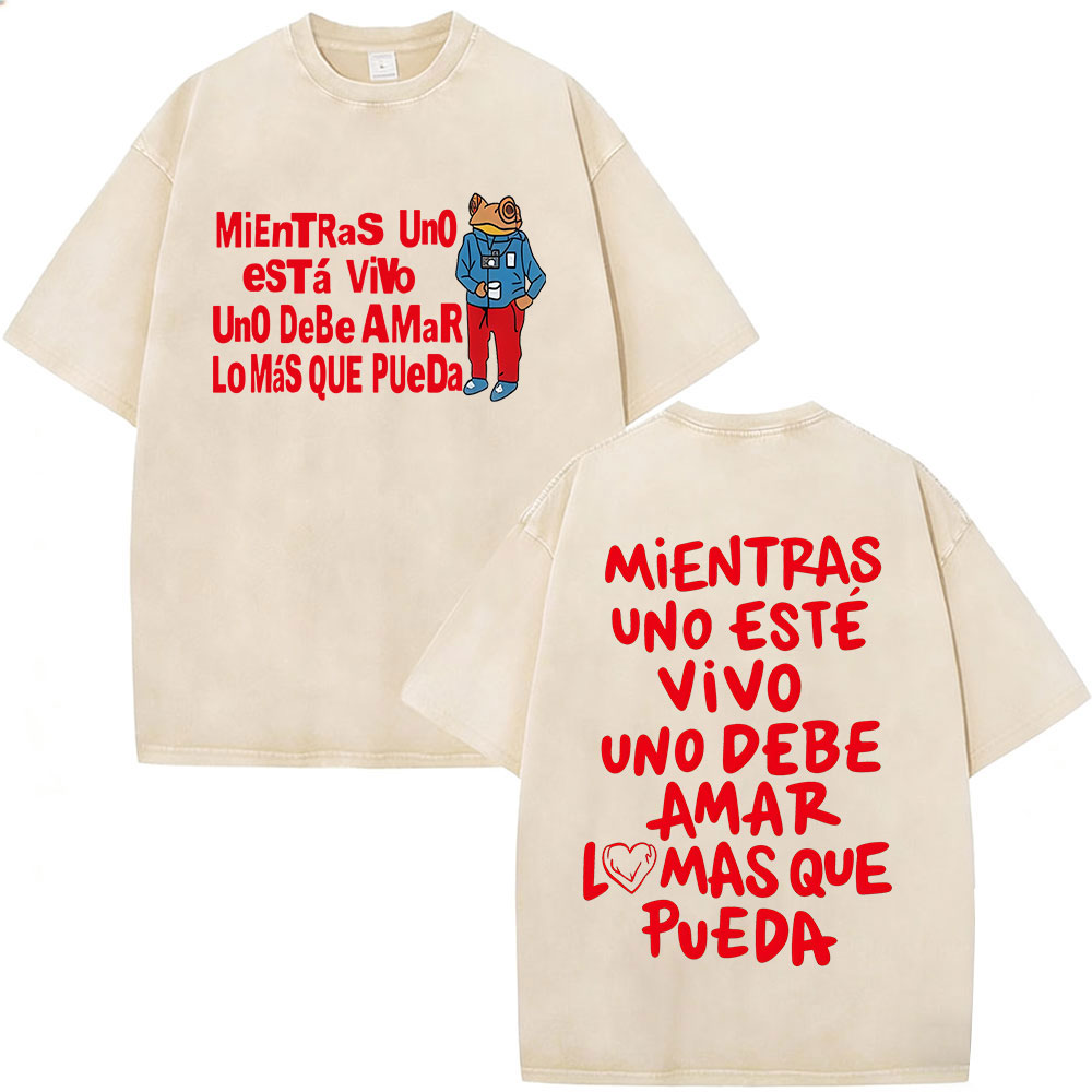 Rapper Bad Bunny Washed Vintag - Vintage Fashion World recension och pris