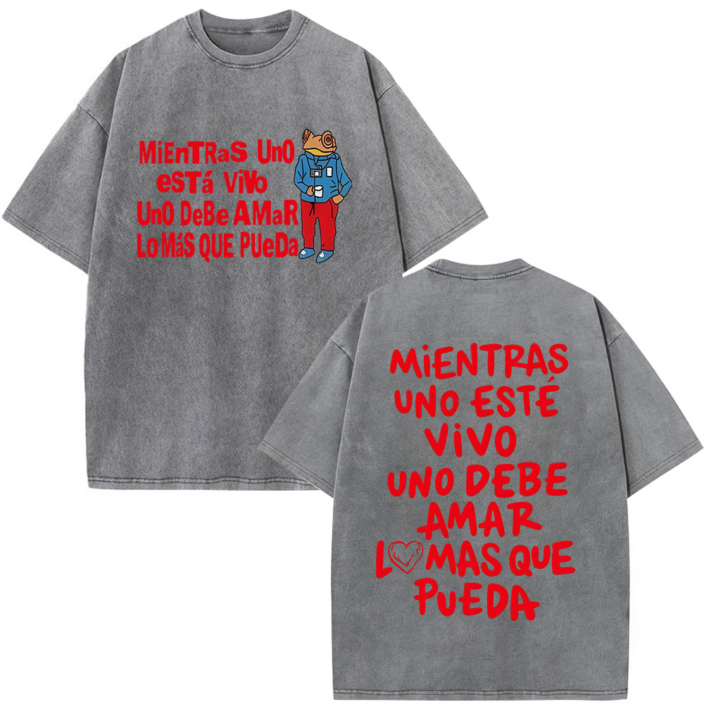 Rapper Bad Bunny Washed Vintag - Vintage Fashion World recension och pris