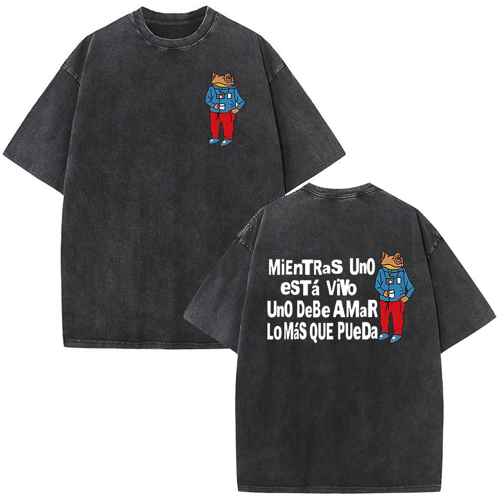Rapper Bad Bunny Washed Vintag - Vintage Fashion World recension och pris